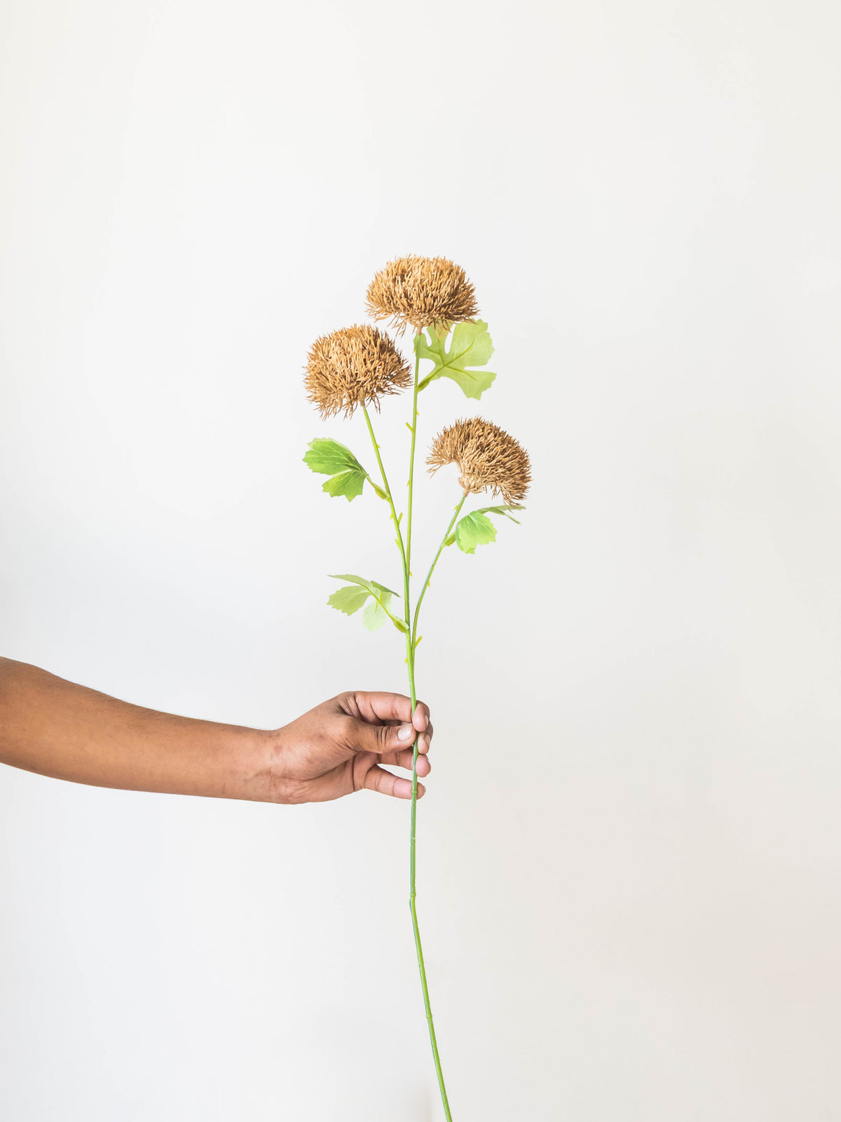 Artificial Thistle Bloom Stem 65cm