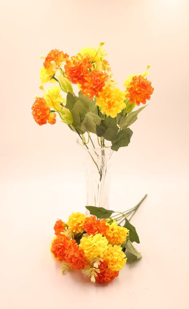 Artificial Multicolour Hydrangea Flower Bunches 35cm