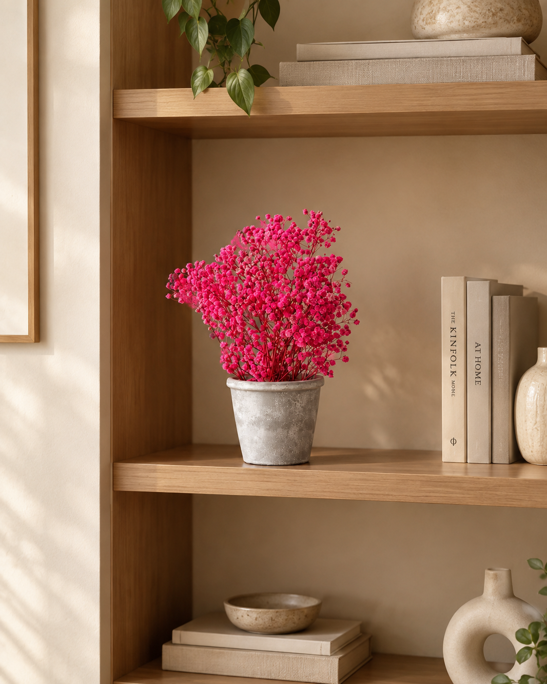 Preserved Baby’s Breath Table Top 24cm