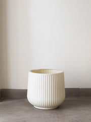 Ribbed Round Pot 14 Inch