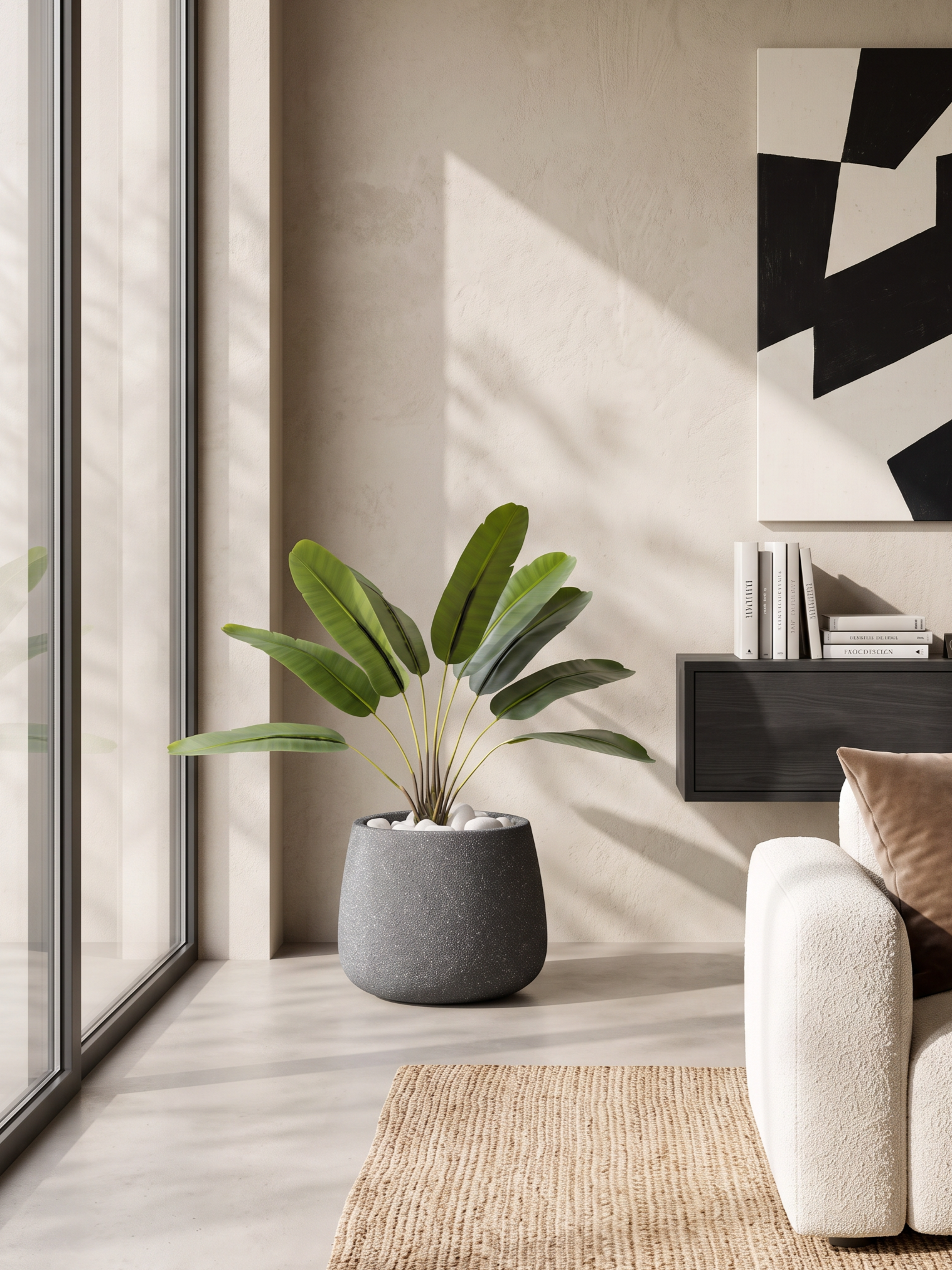 Artificial Traveller's Banana Leaf Plant 2ft