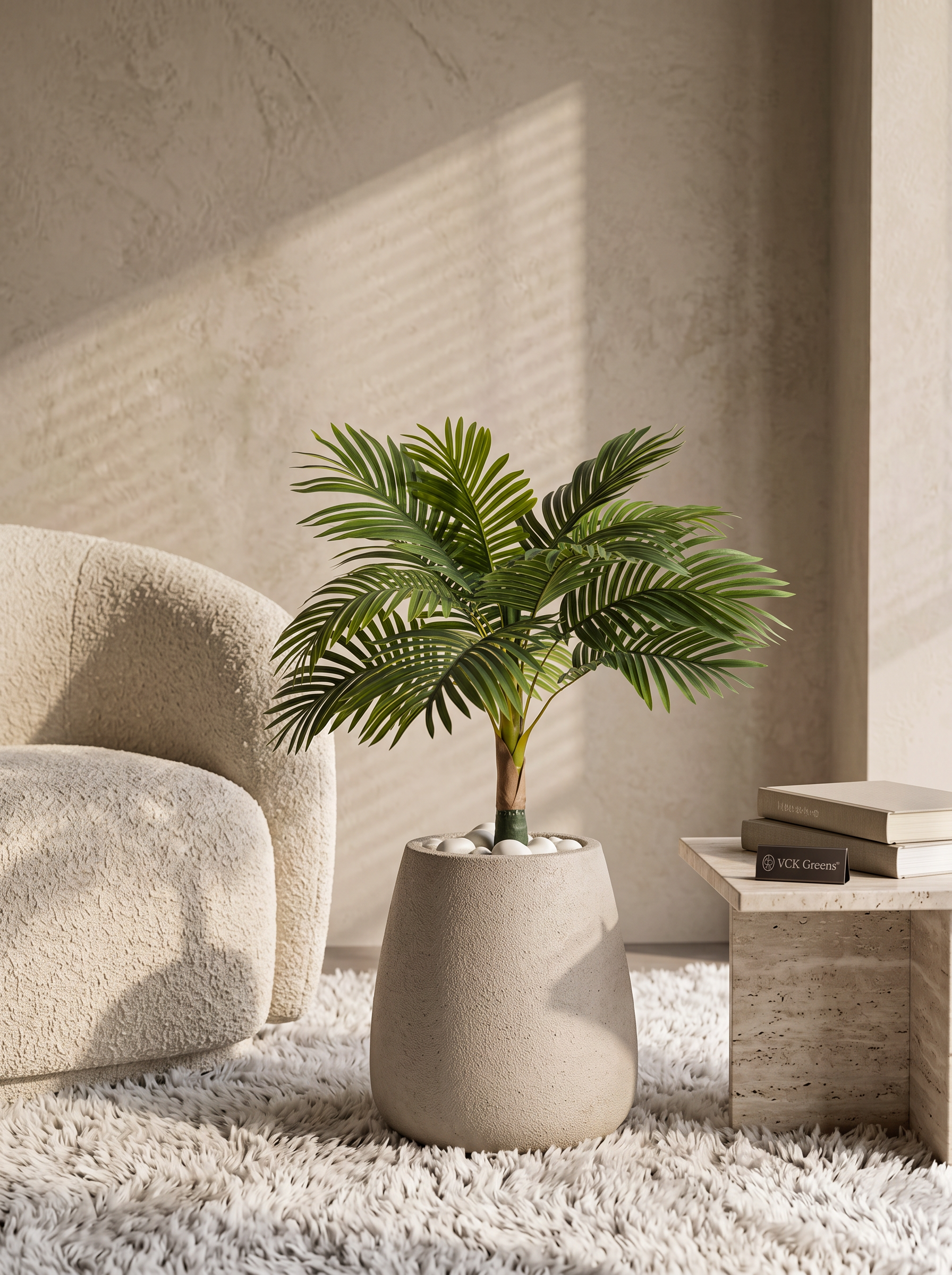Artificial Bottle Areca Palm 3ft