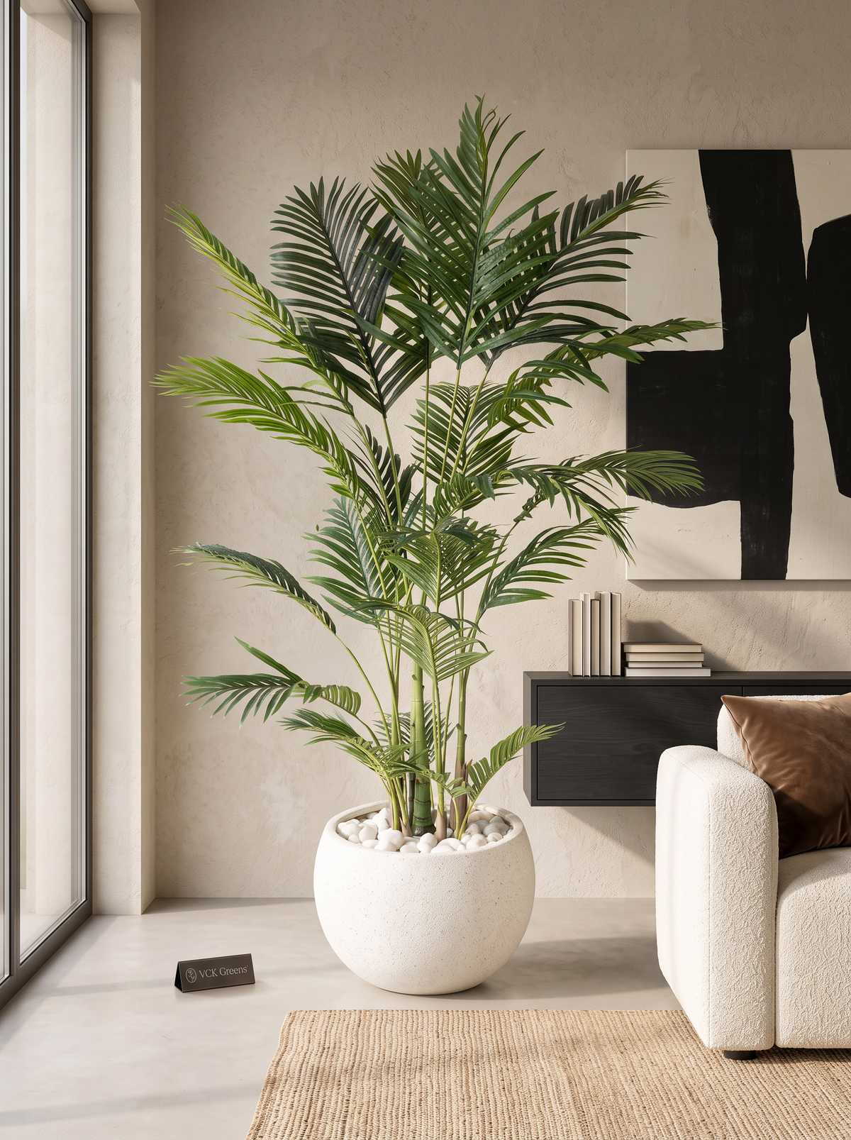 Artificial Greenveil Areca Palm 6ft