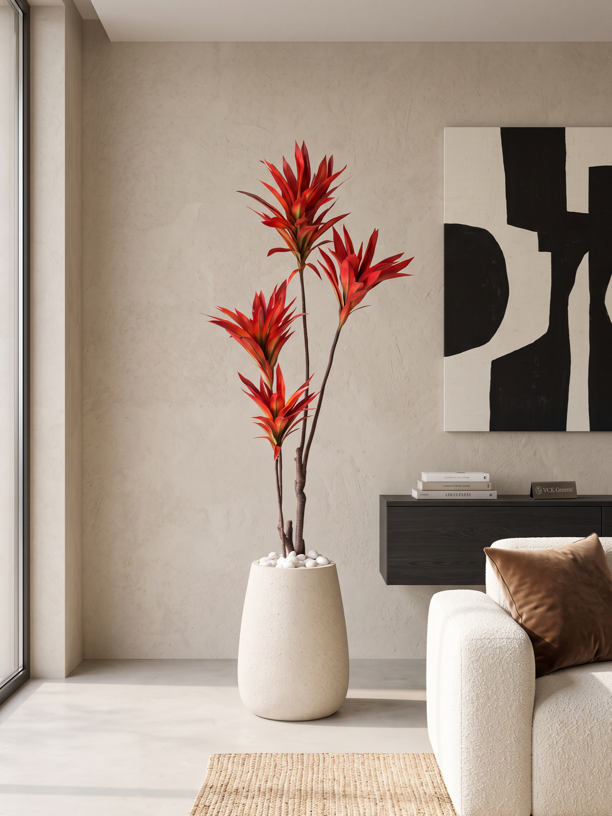 Artificial Crimson Dracaena Plant 5ft