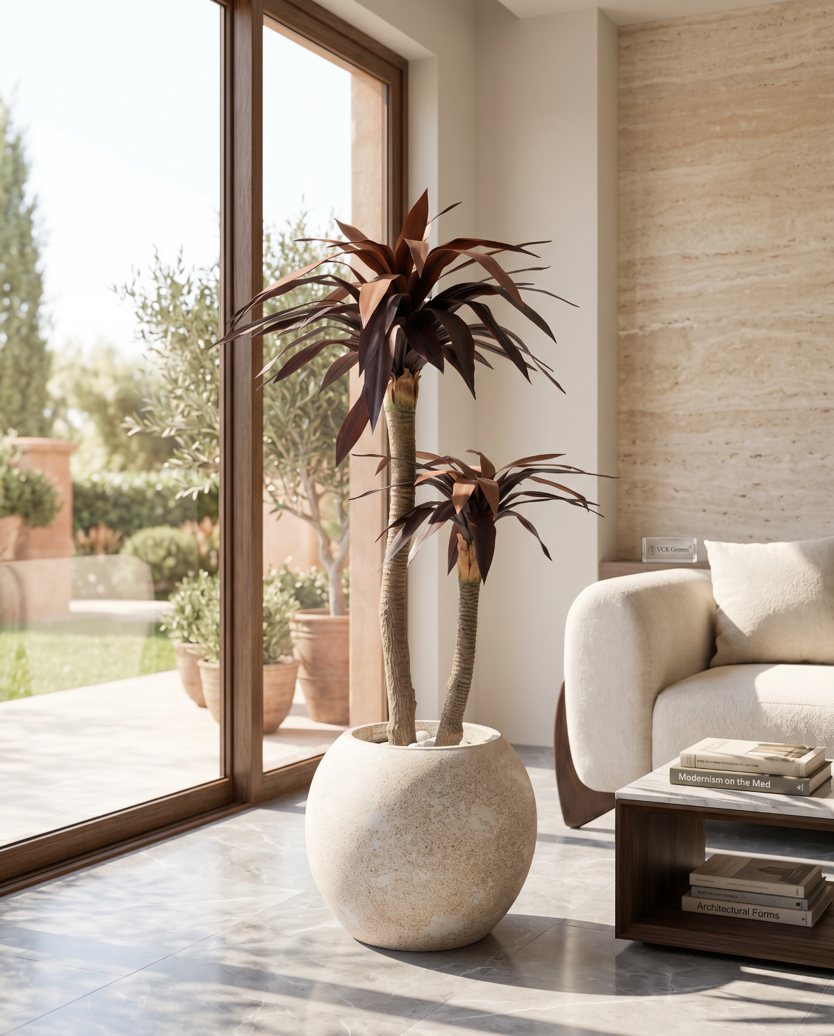Artificial Red Dracaena Plant 5ft