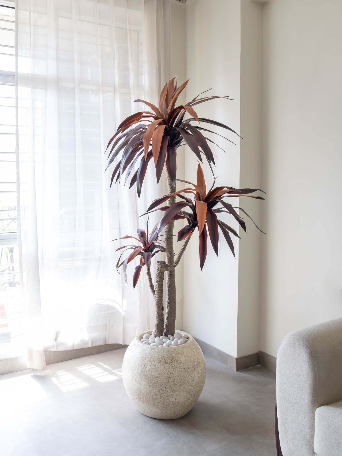 Artificial Red Dracaena Plant 6ft
