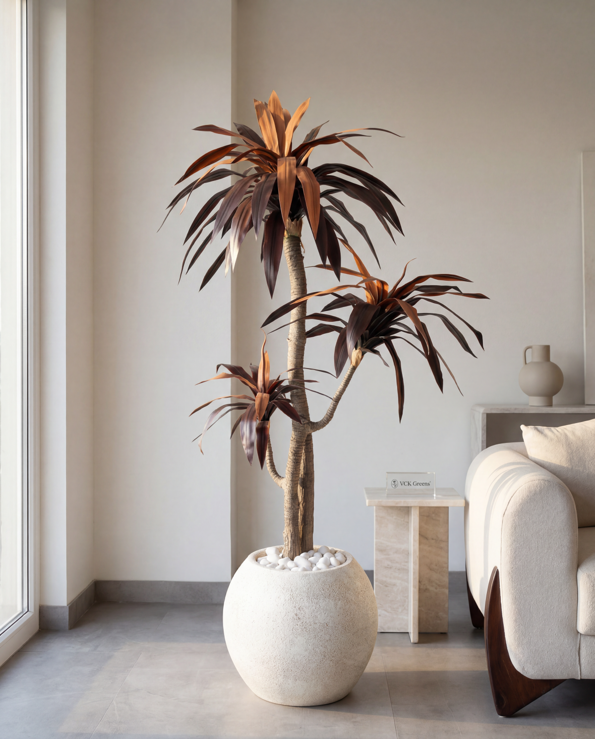 Artificial Red Dracaena Plant 6ft