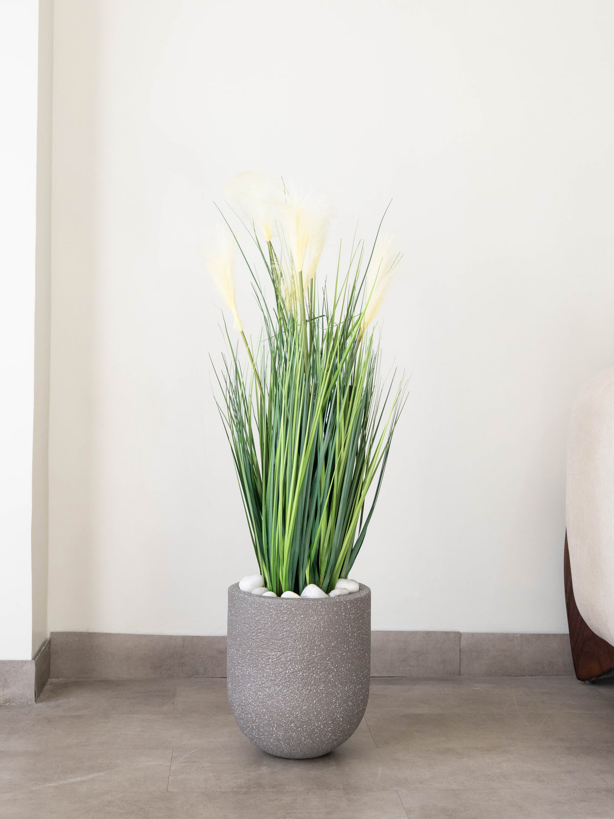 Artificial Featherveil Grass Plant 3.5ft