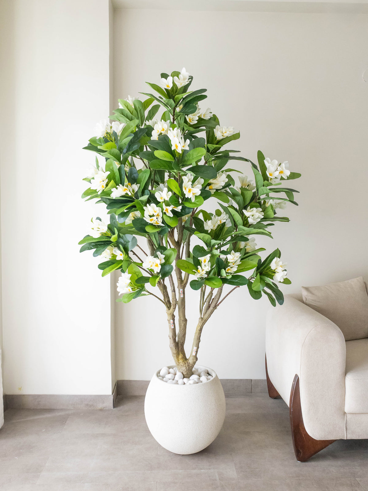 Artificial Frangipani Floral Tree 6ft