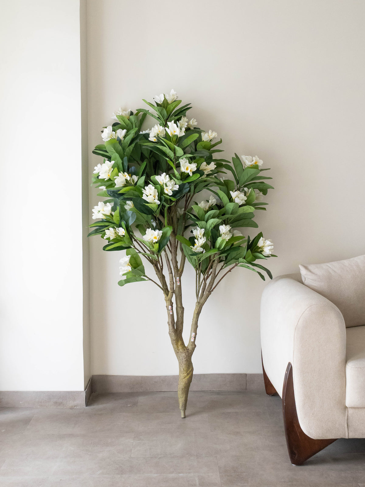 Artificial Frangipani Floral Tree 6ft