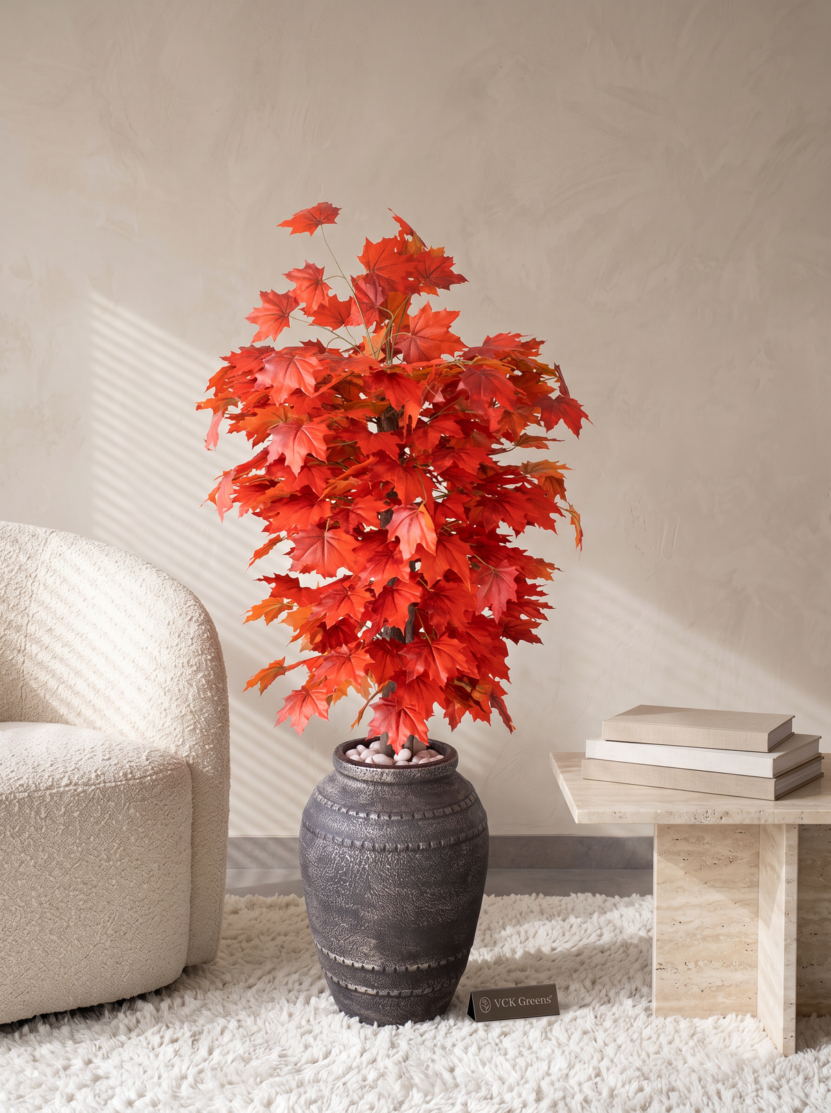 Artificial Autumn Maple Tree 4.5ft