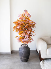 Artificial Frosted Maple Tree 4.5ft