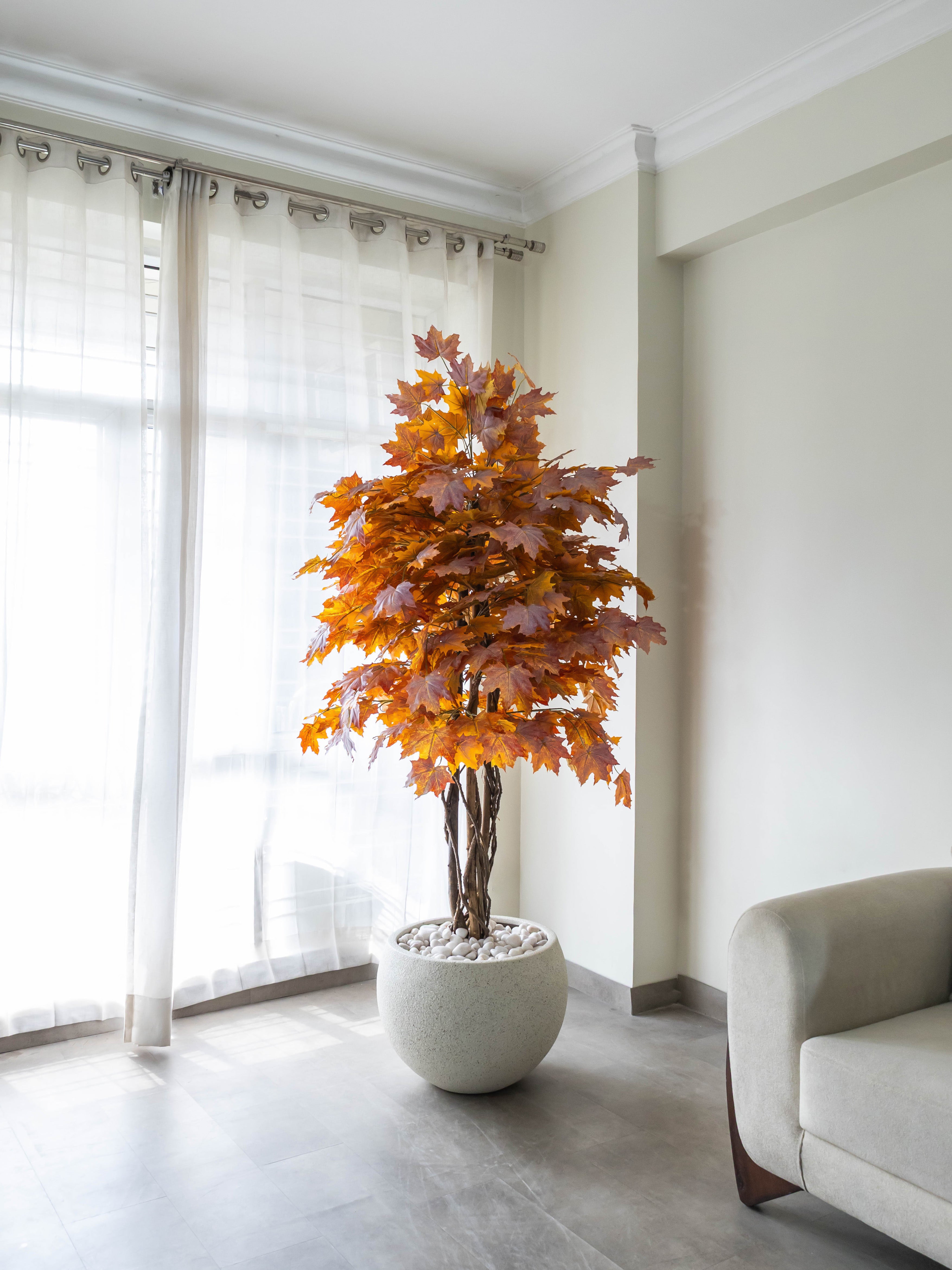 Artificial Frosted Maple Tree 6ft