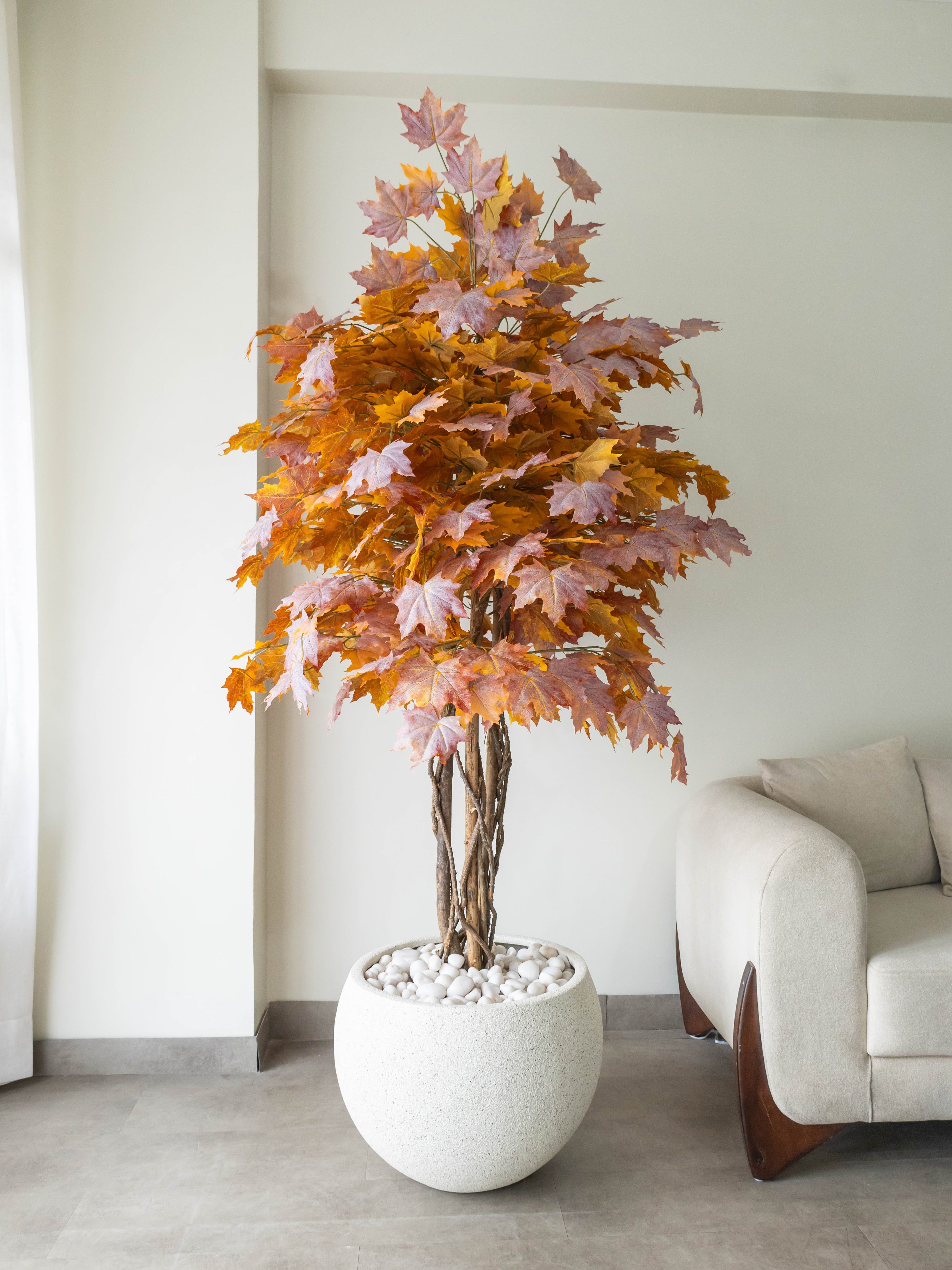 Artificial Frosted Maple Tree 6ft