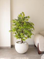 Artificial Green Maple Tree 4.5ft