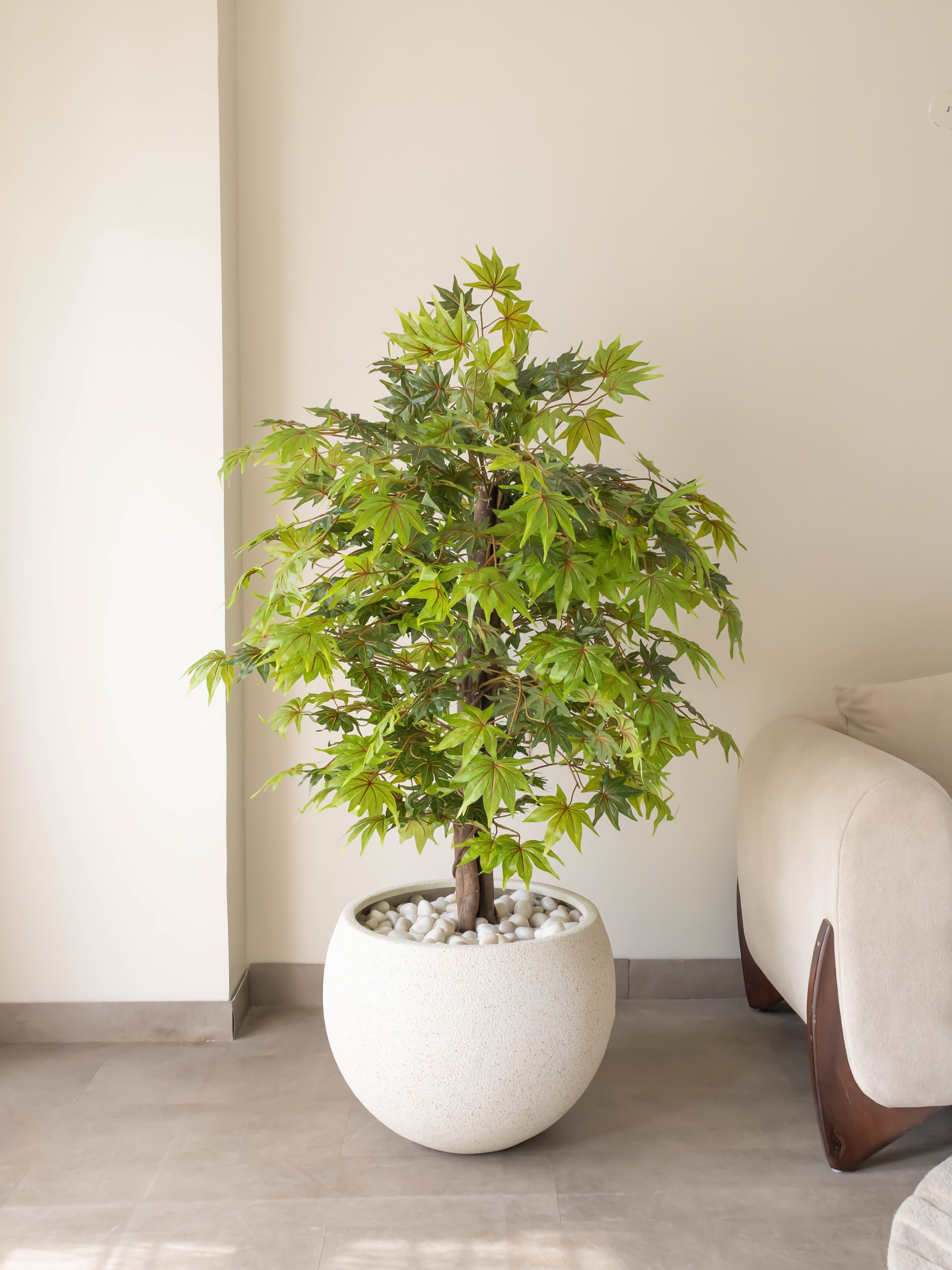 Artificial Green Maple Tree 4.5ft