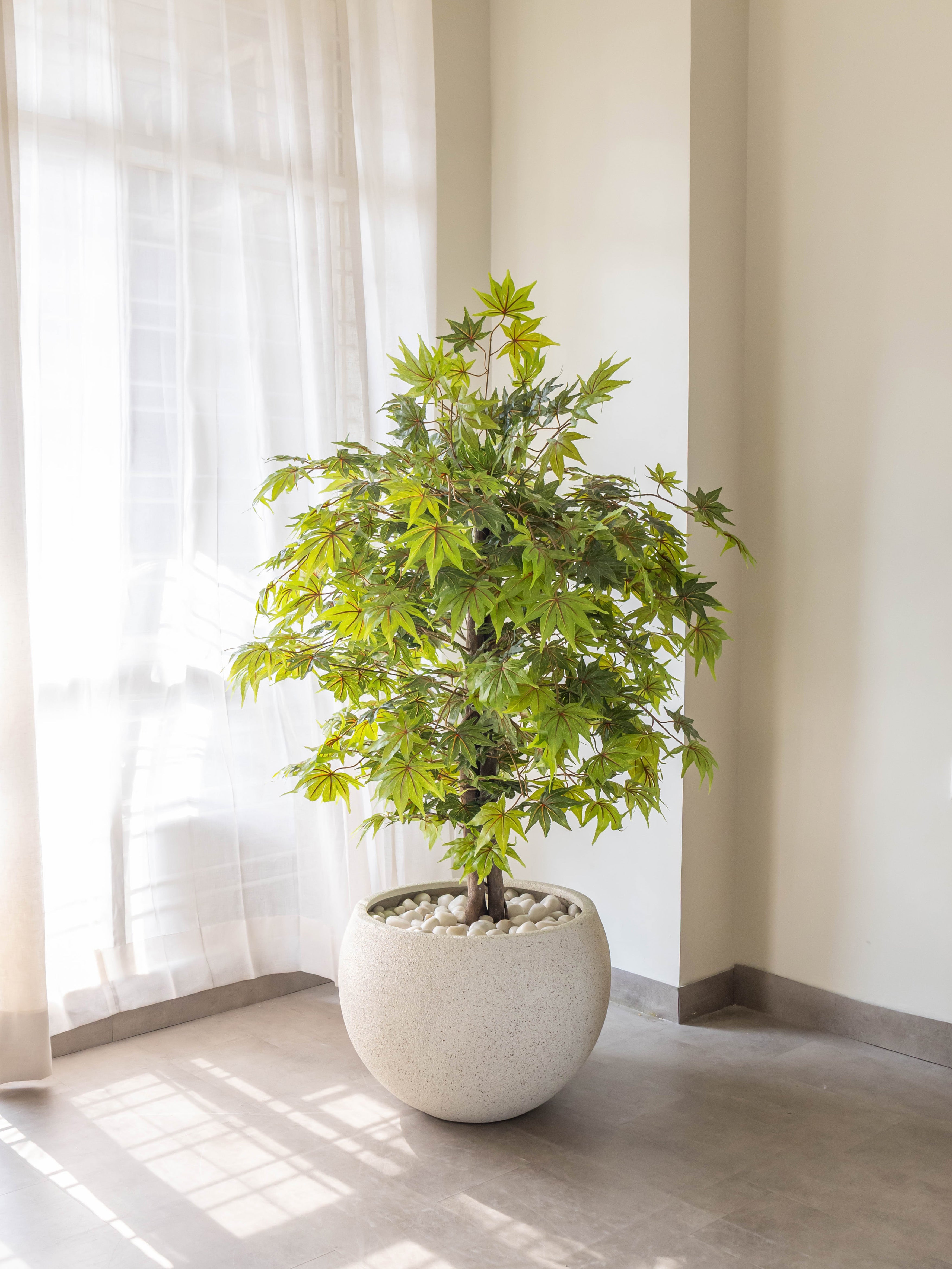 Artificial Green Maple Tree 4.5ft