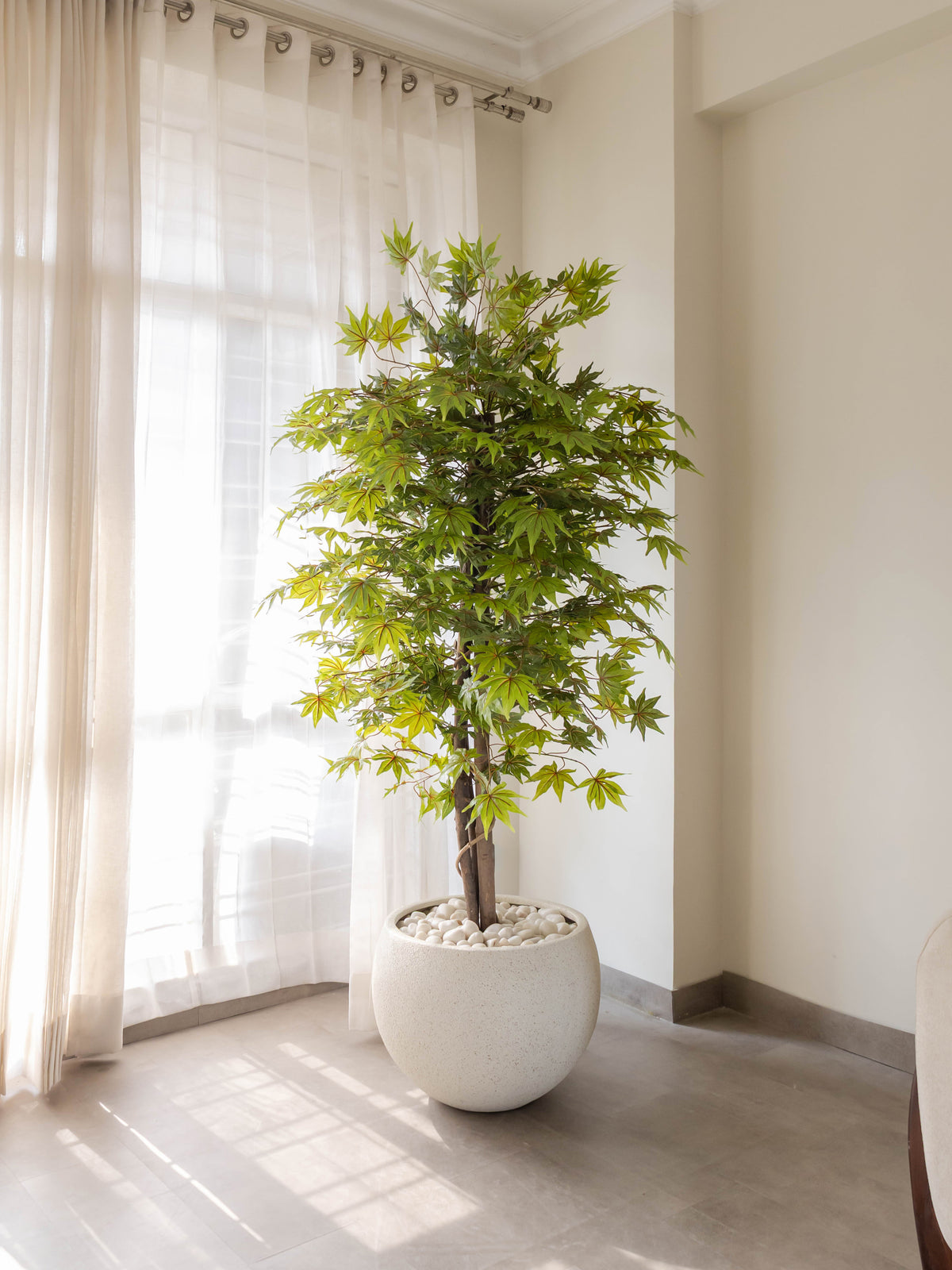 Artificial Green Maple Tree 6.5ft