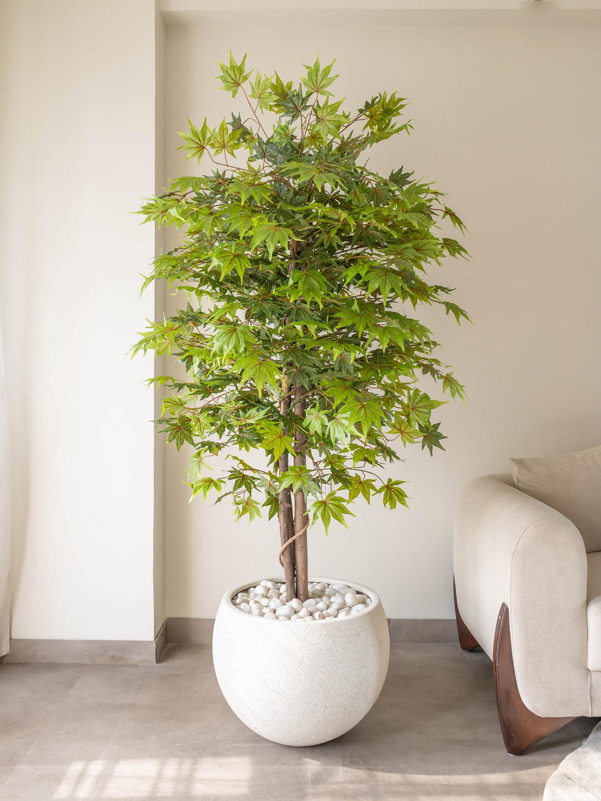 Artificial Green Maple Tree 6.5ft