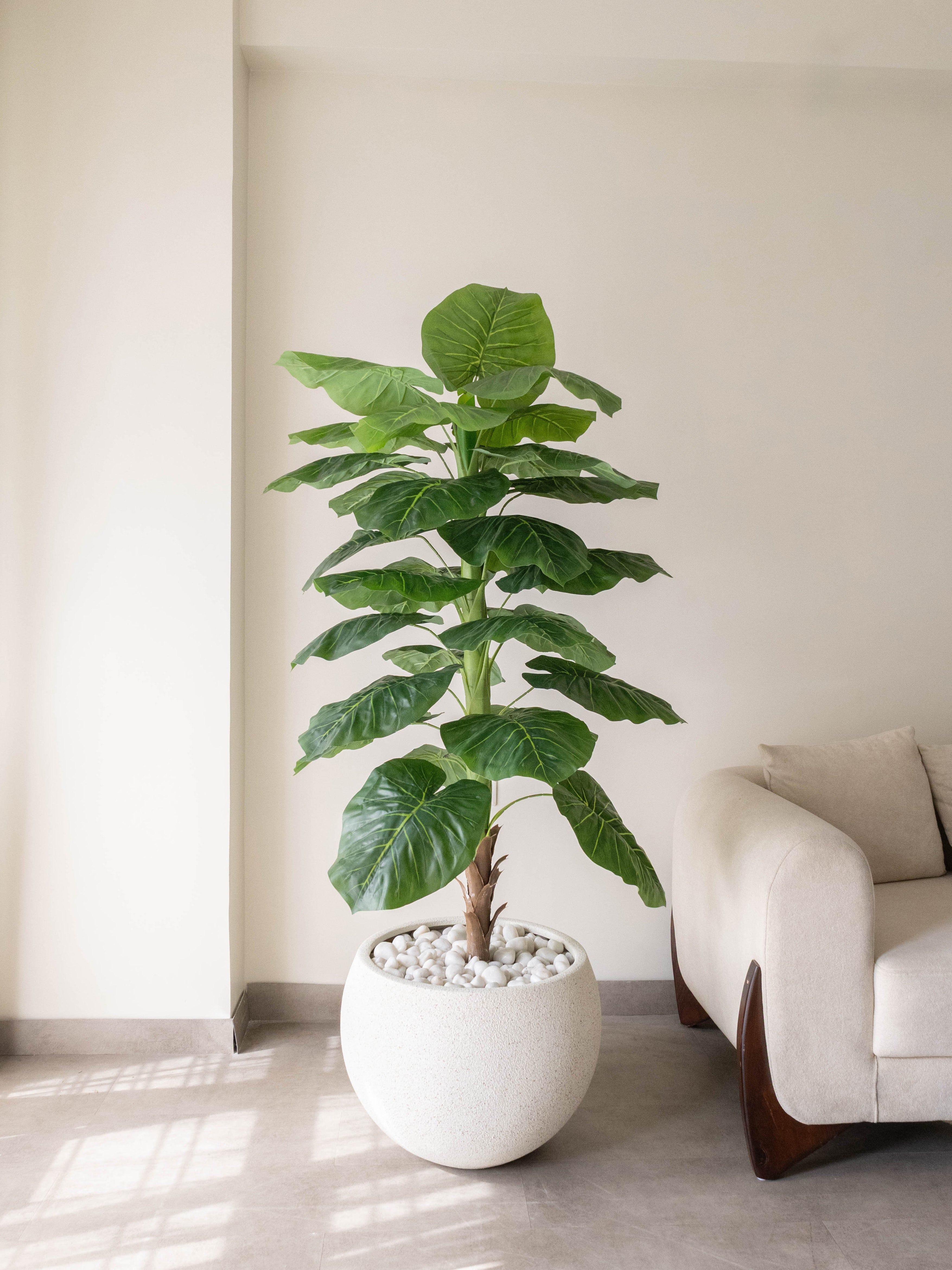 Artificial Evergreen Leaf Plant 4ft