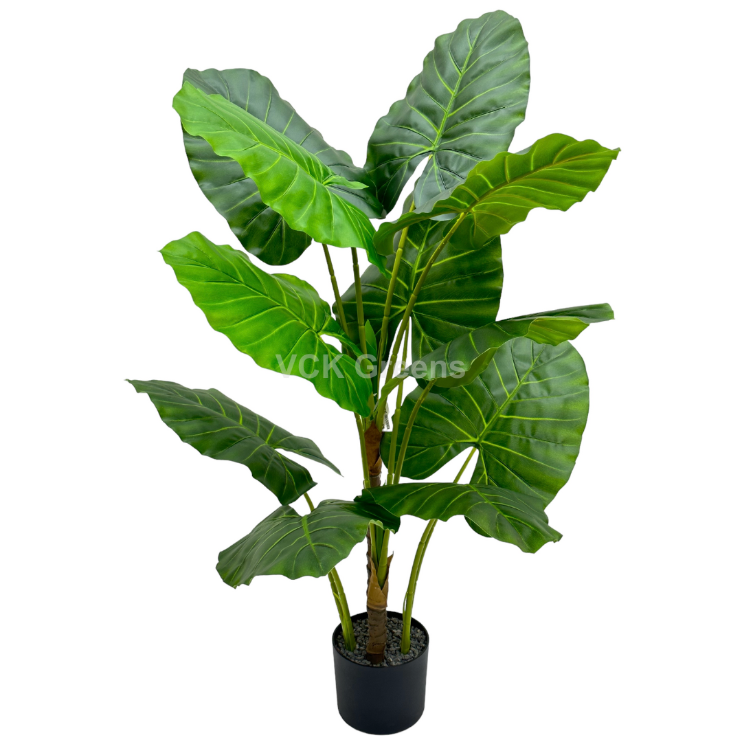 Artificial Evergreen Leaf Plant 4ft With Pot