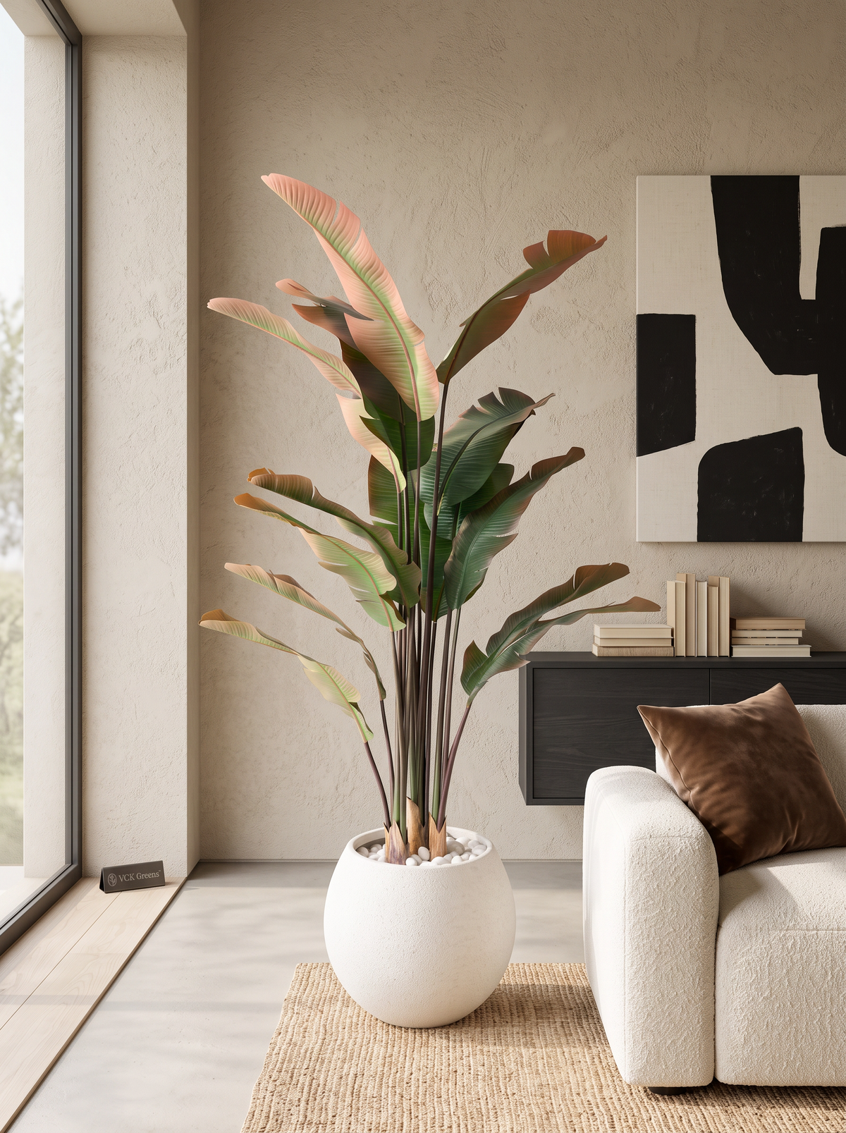 Artificial Tropical Banana Plant 6ft