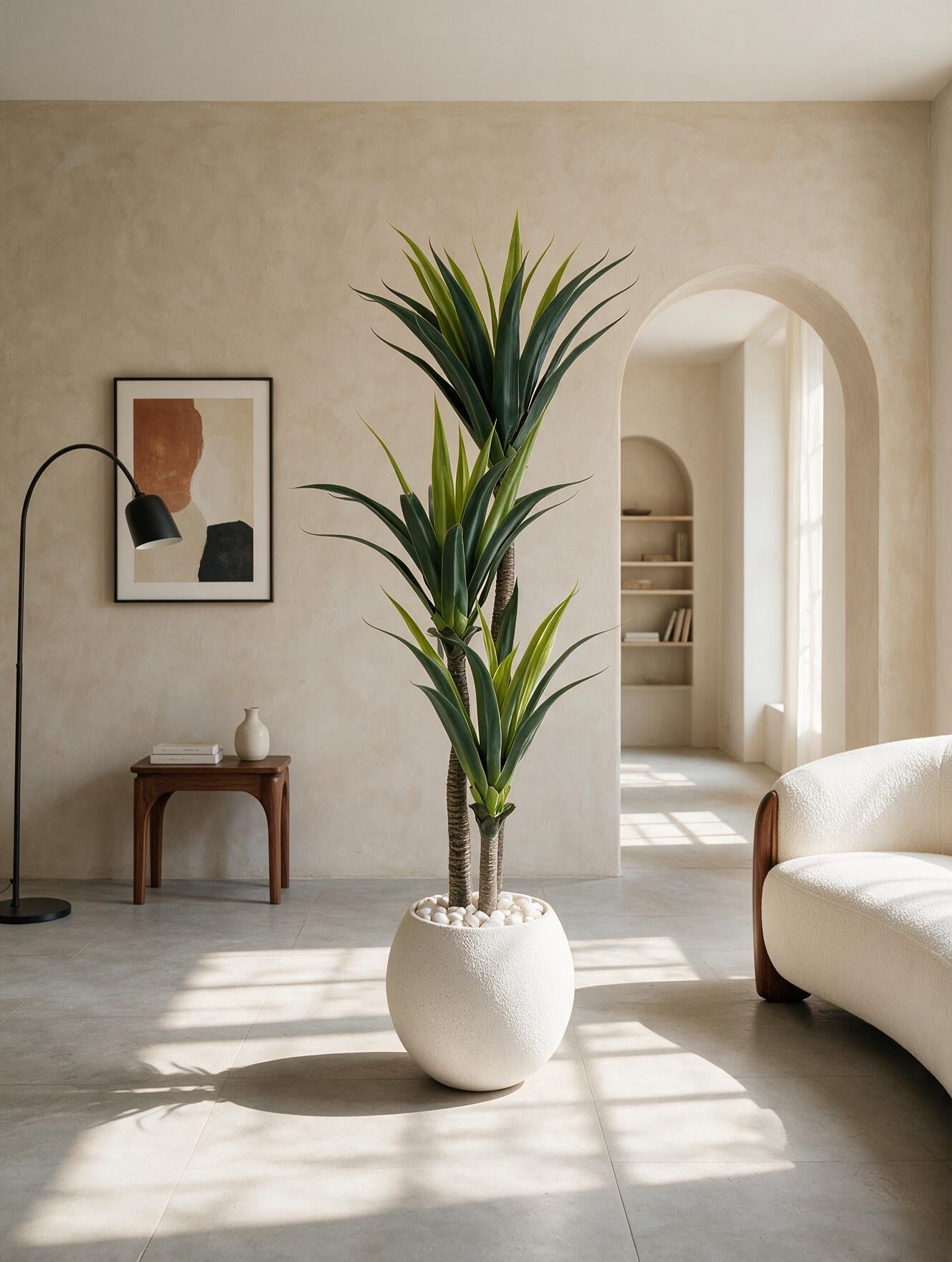 Artificial Triple Head Yucca Tree 5.7ft