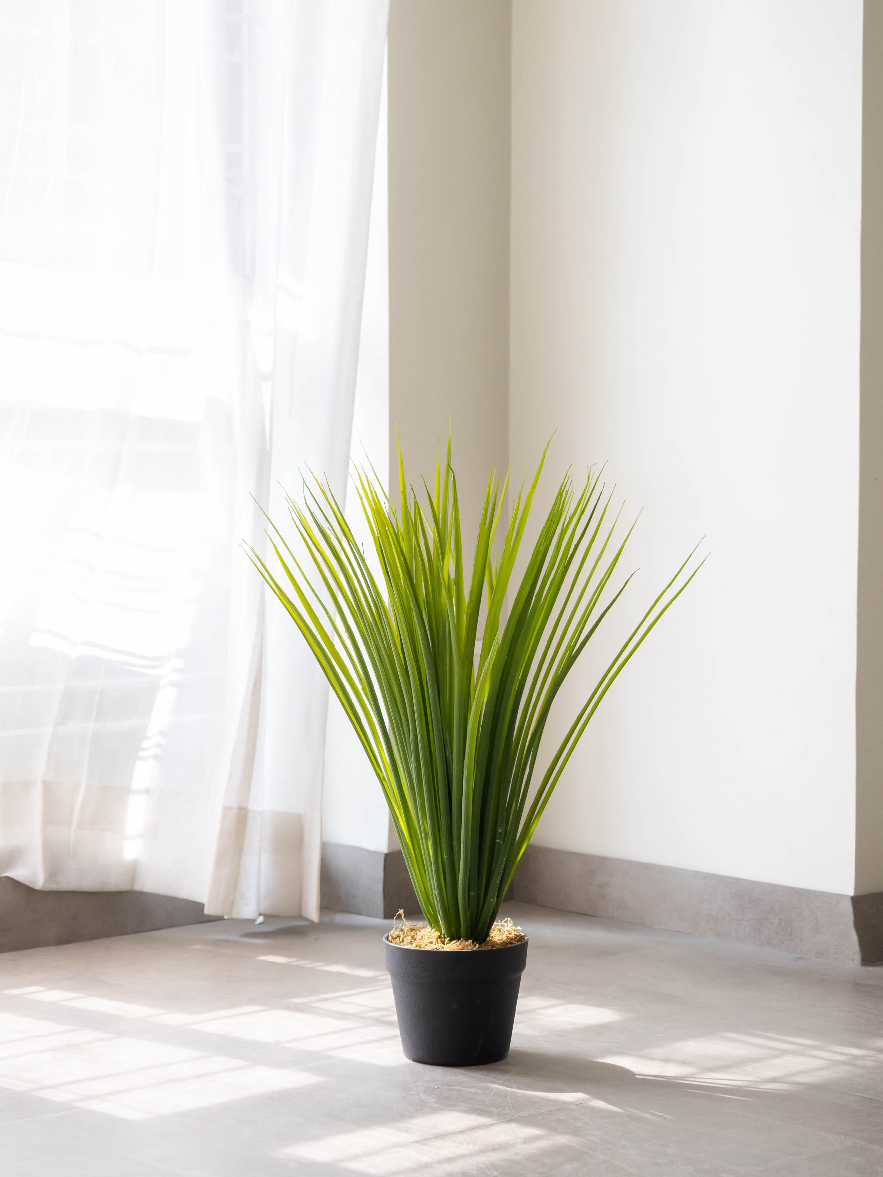 Artificial Green Blade Grass Plant 2ft