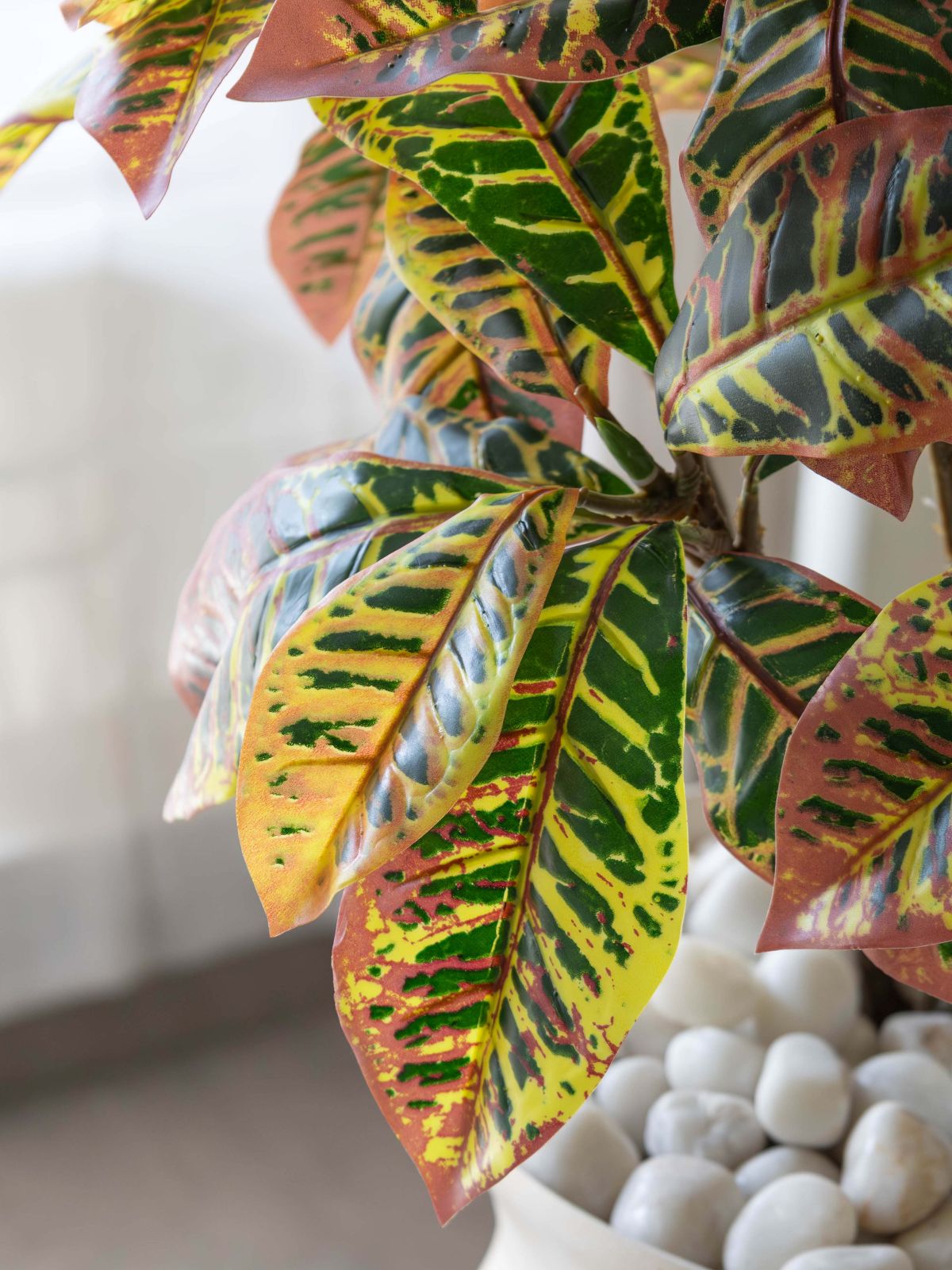 Artificial Multicolor Croton Plant 2ft