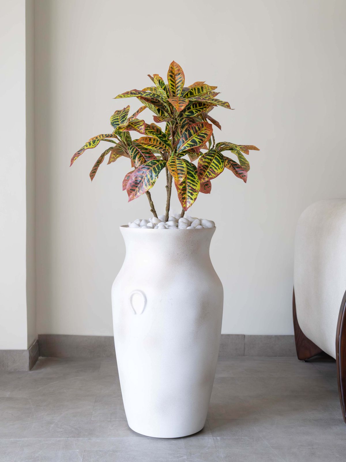 Artificial Multicolor Croton Plant 2ft