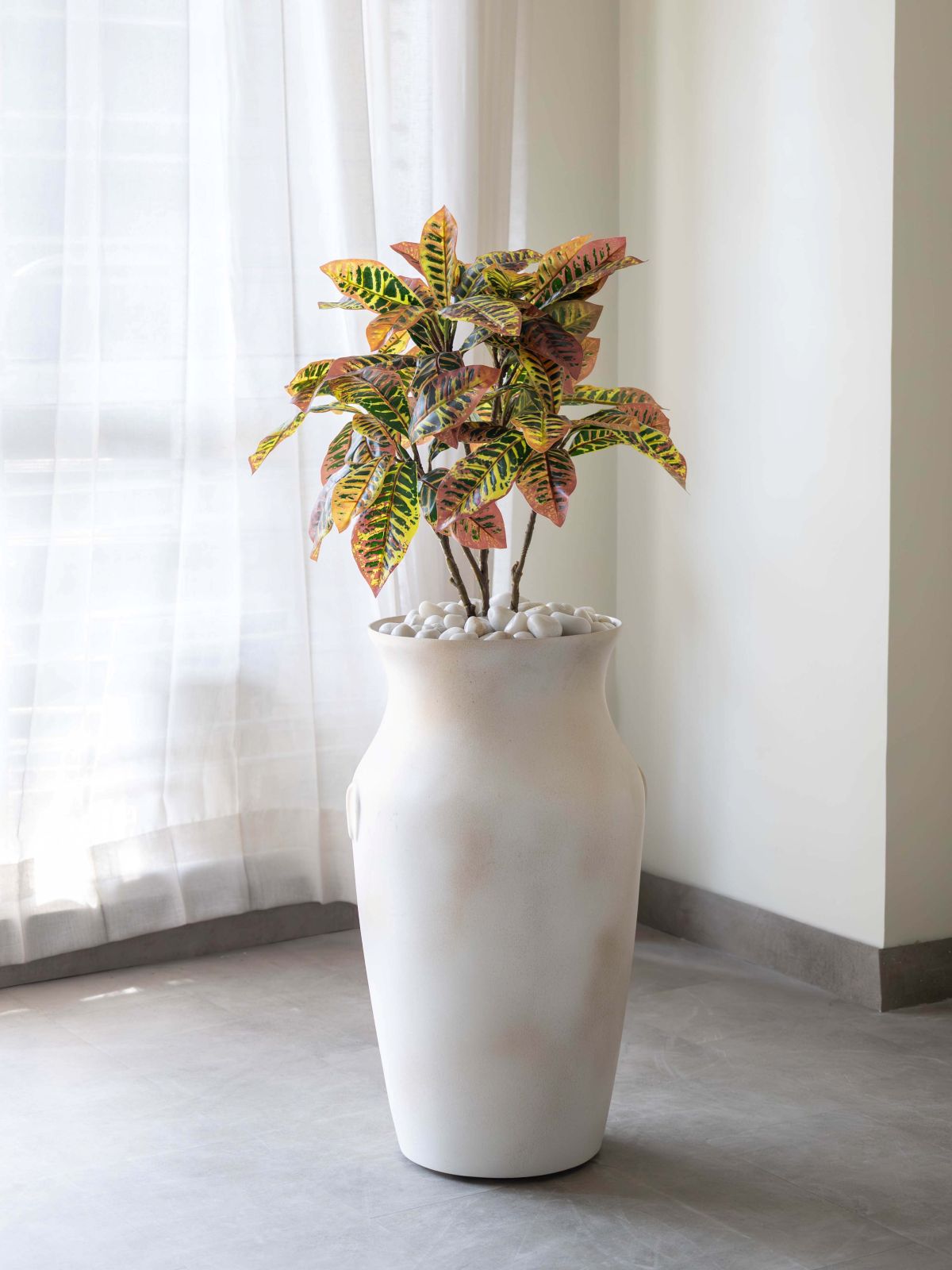 Artificial Multicolor Croton Plant 2ft