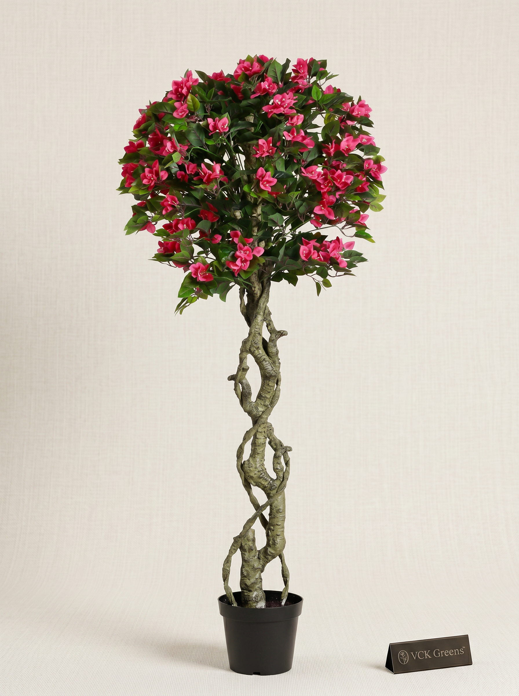 Artificial Pink Bougainvillea Topiary Tree 6ft