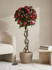 Artificial Pink Bougainvillea Topiary Tree 6ft