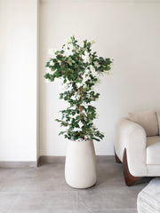 Artificial White Veil Bougainvillea Plant 5ft