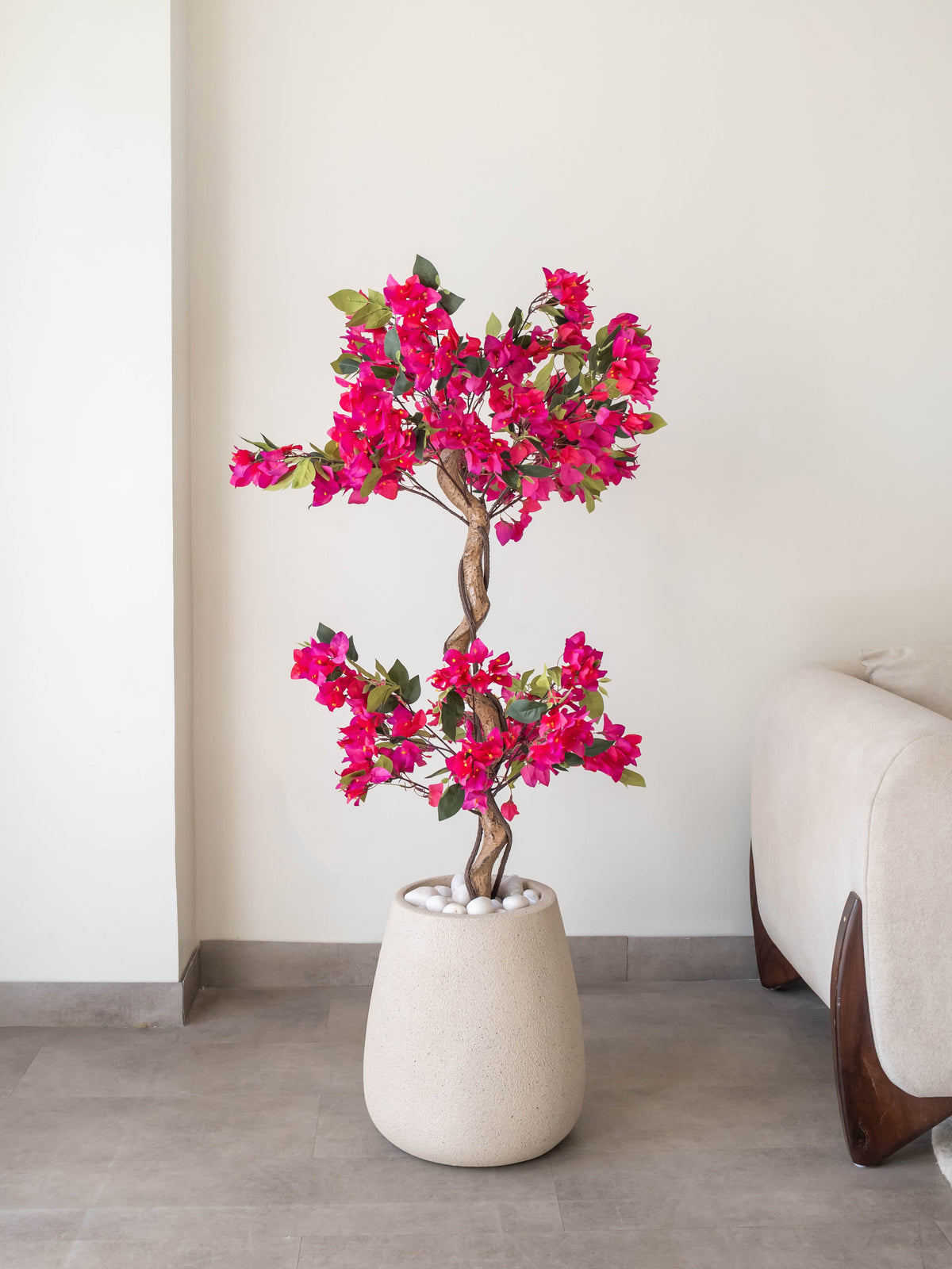 Artificial Pink Canopy Bougainvillea Tree 4ft