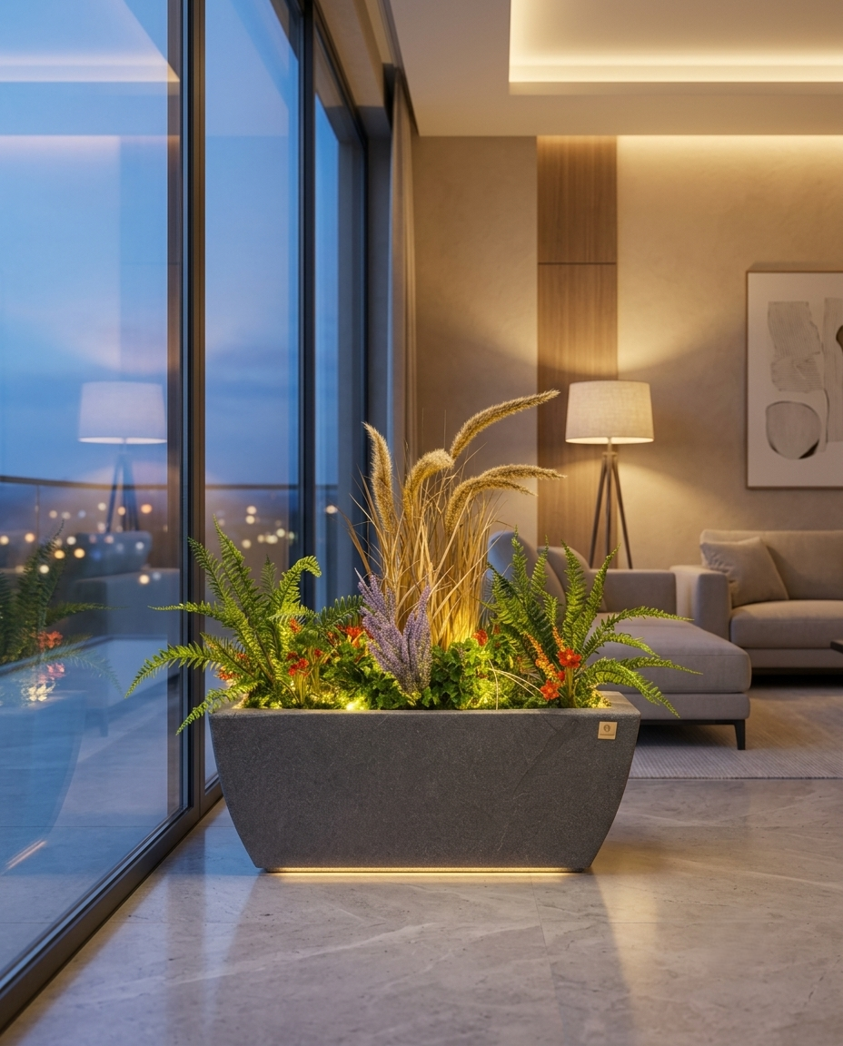 Artificial Everwild Botanical Planter