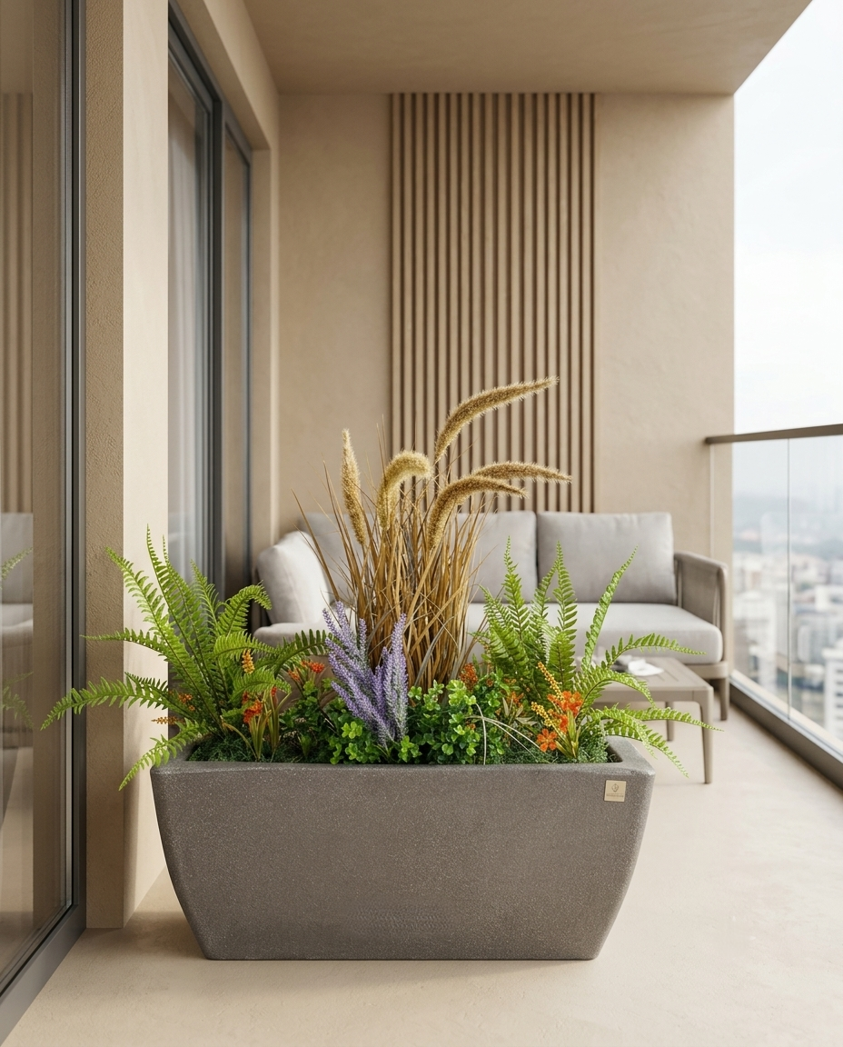 Artificial Everwild Botanical Planter