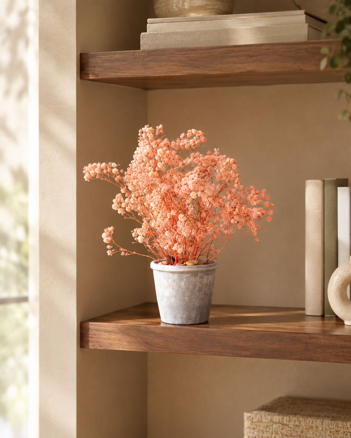 Preserved Baby’s Breath Table Top 24cm
