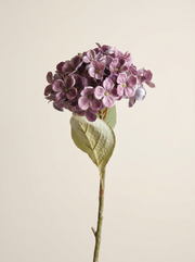 Artificial Dusty Purple PU Hydrangea Flower Stem