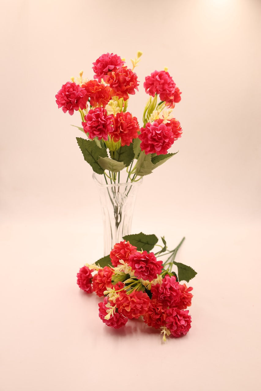 Artificial Multicolour Hydrangea Flower Bunches 35cm