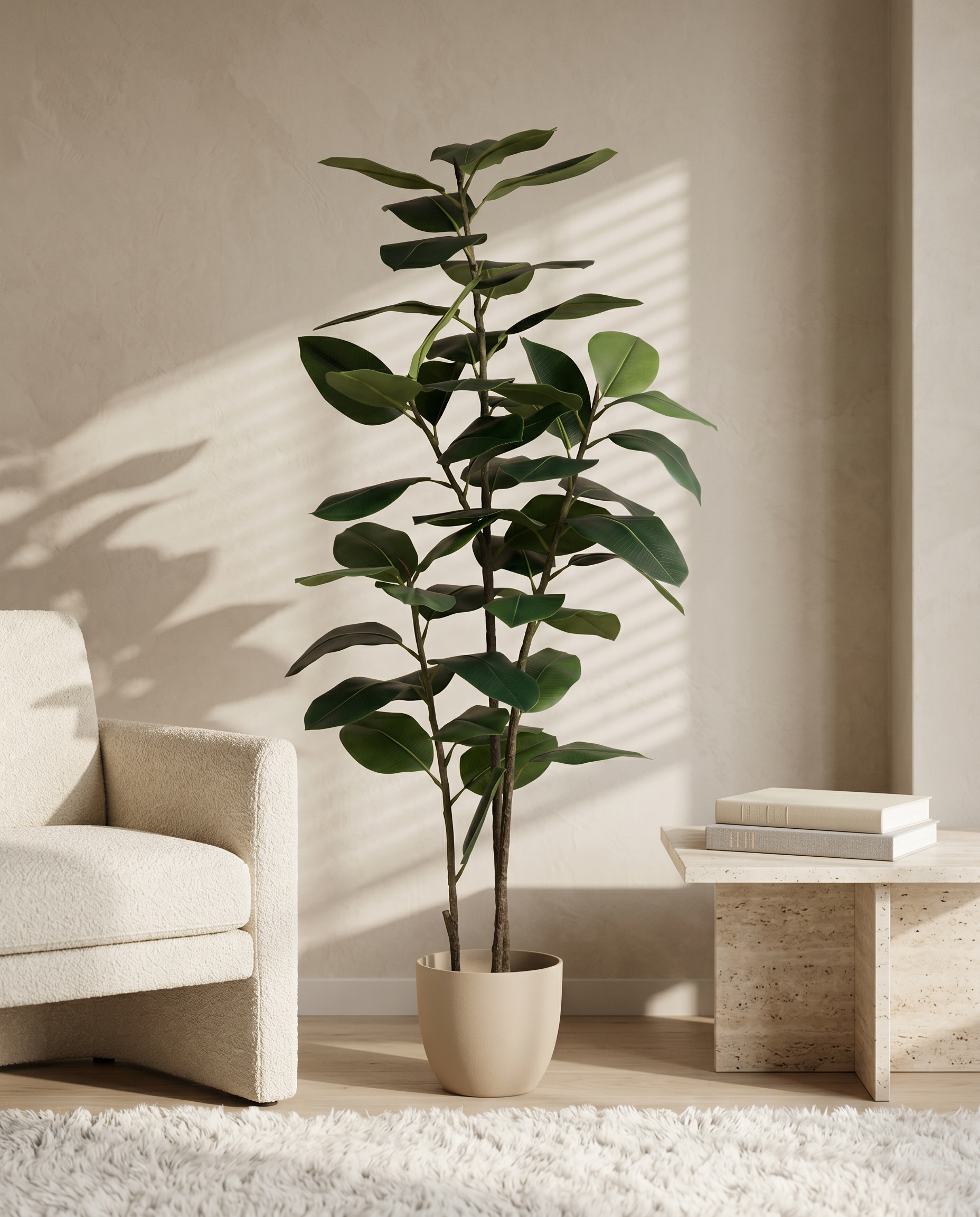 Artificial Vista Rubber Plant 5ft