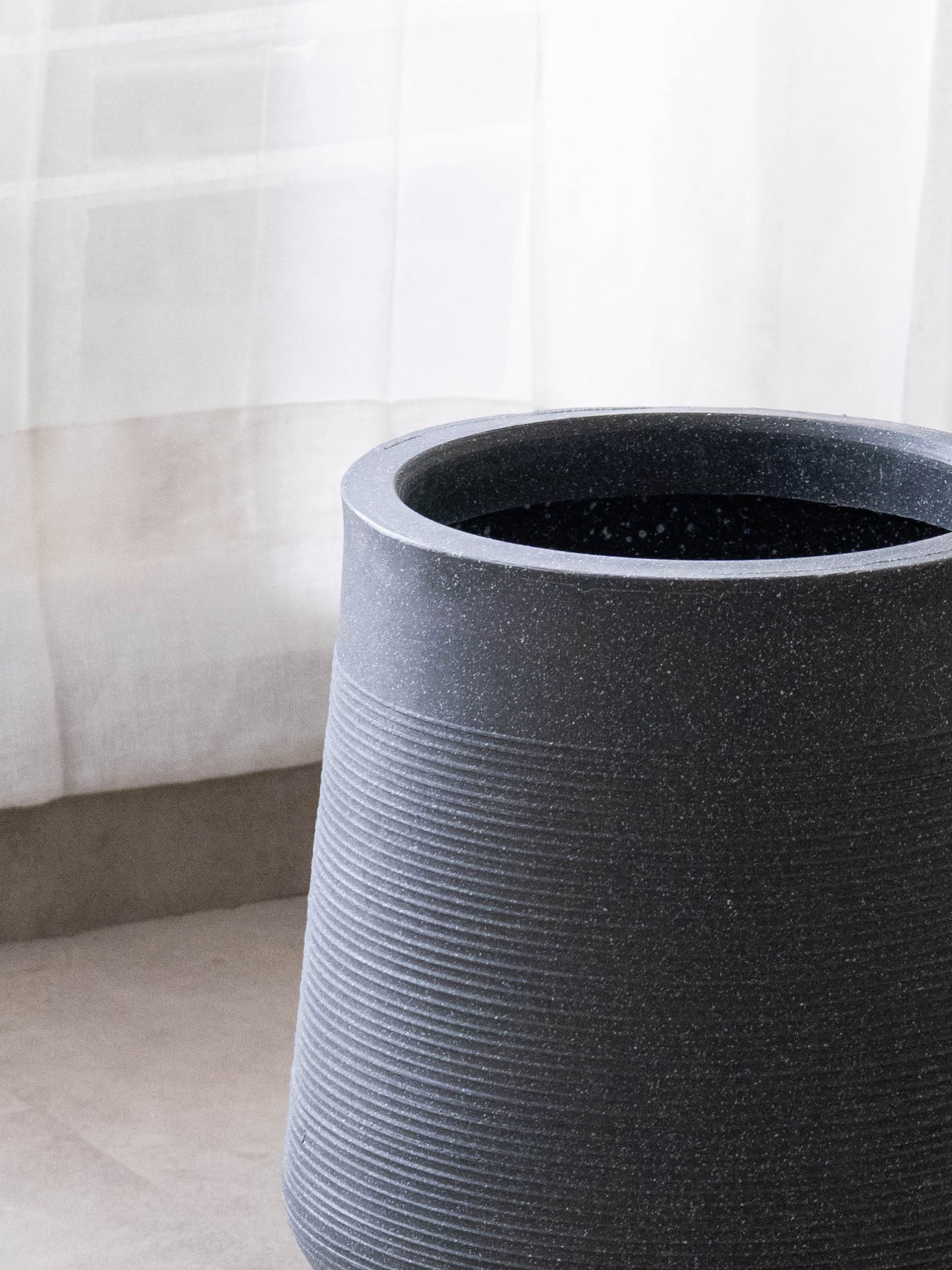 Sierra Grey Polymer Pot