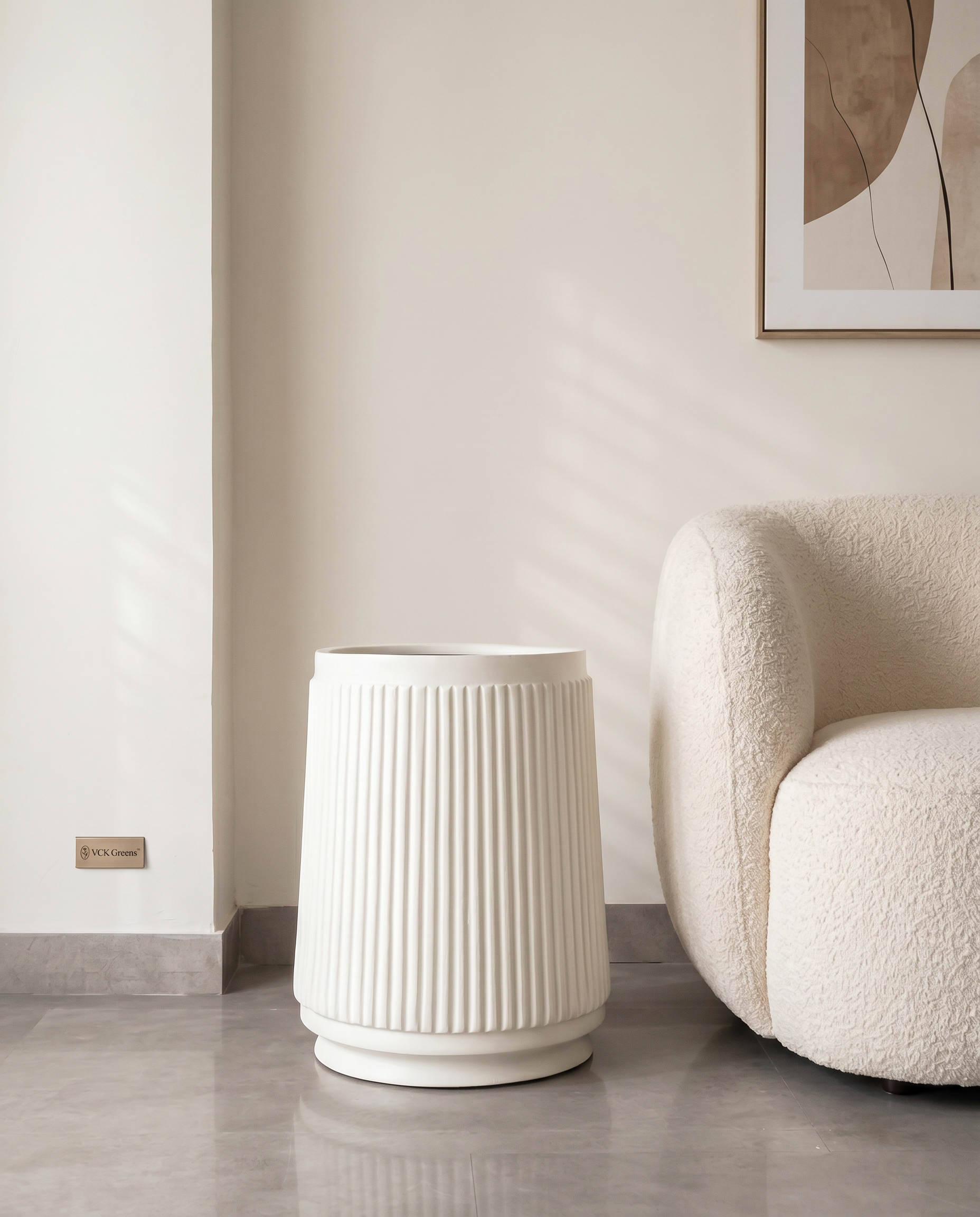 Linear Fluted Planters
