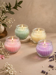 Pastel Glow Scented Candle (Set of 4)