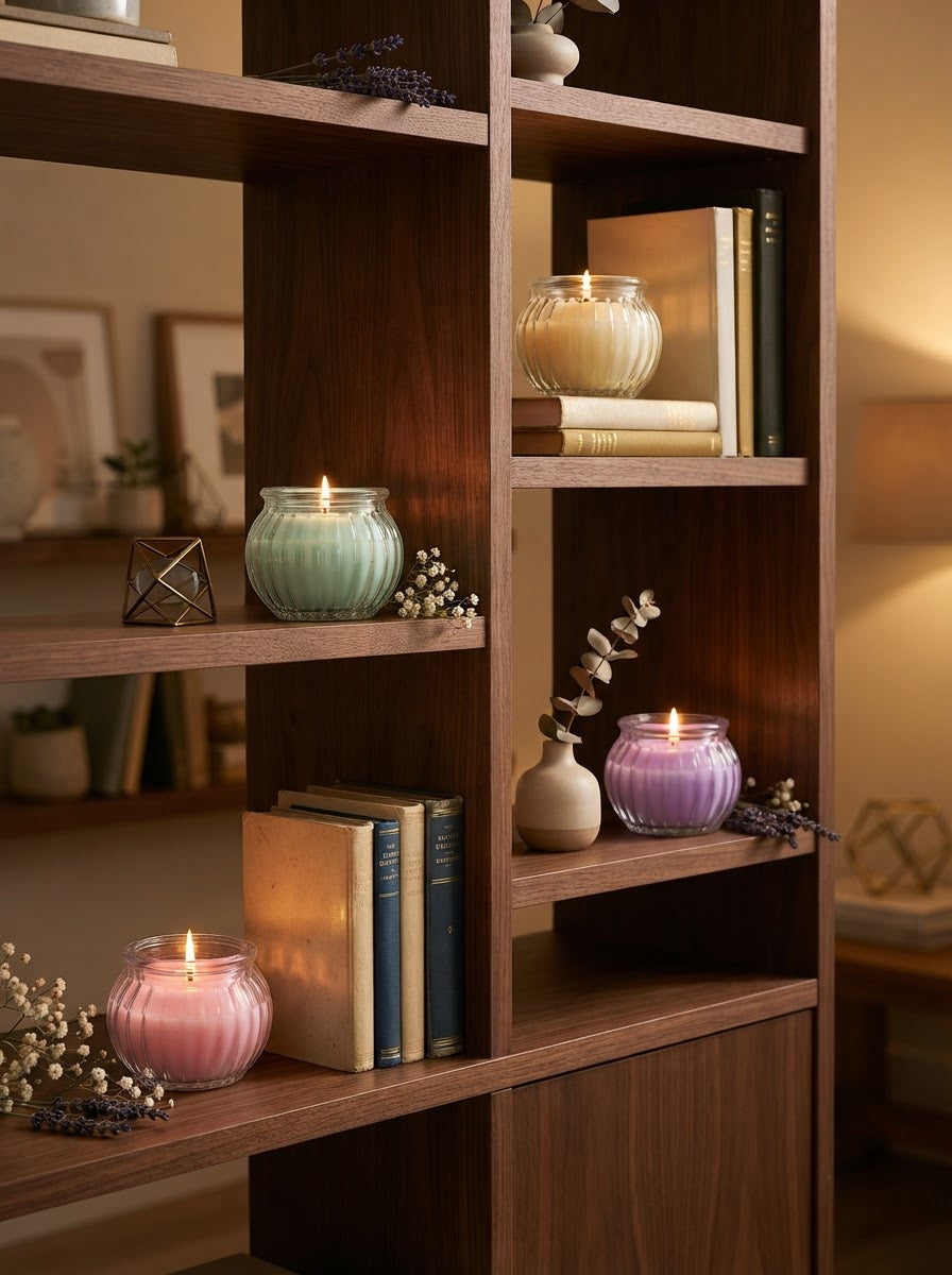 Pastel Glow Scented Candle (Set of 4)