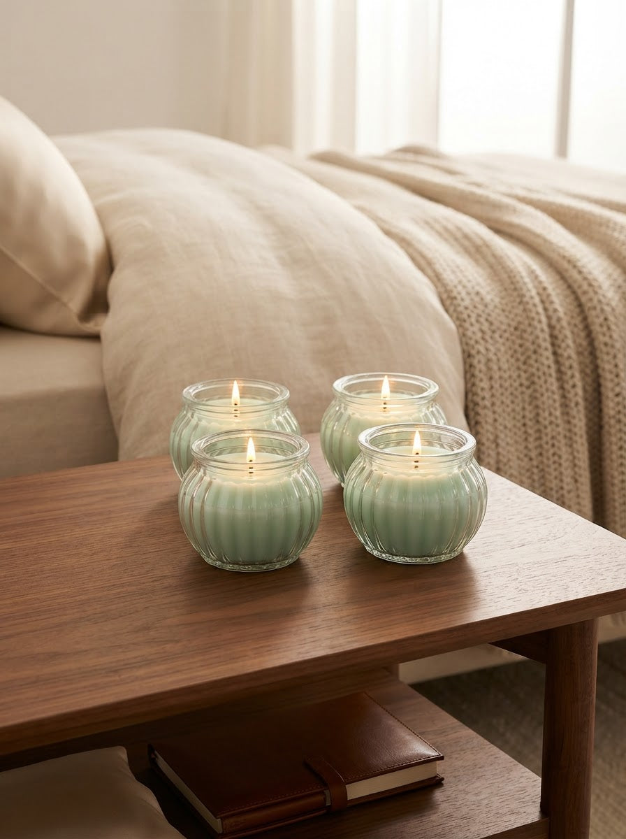 Pastel Glow Scented Candle (Set of 4)