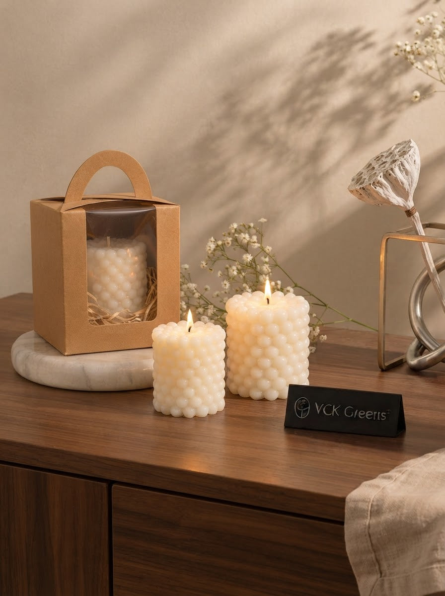 Pearl Bloom Scented Wax Candle