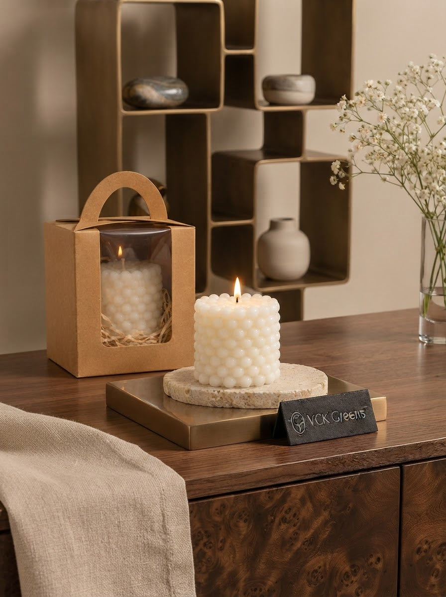 Pearl Bloom Scented Wax Candle
