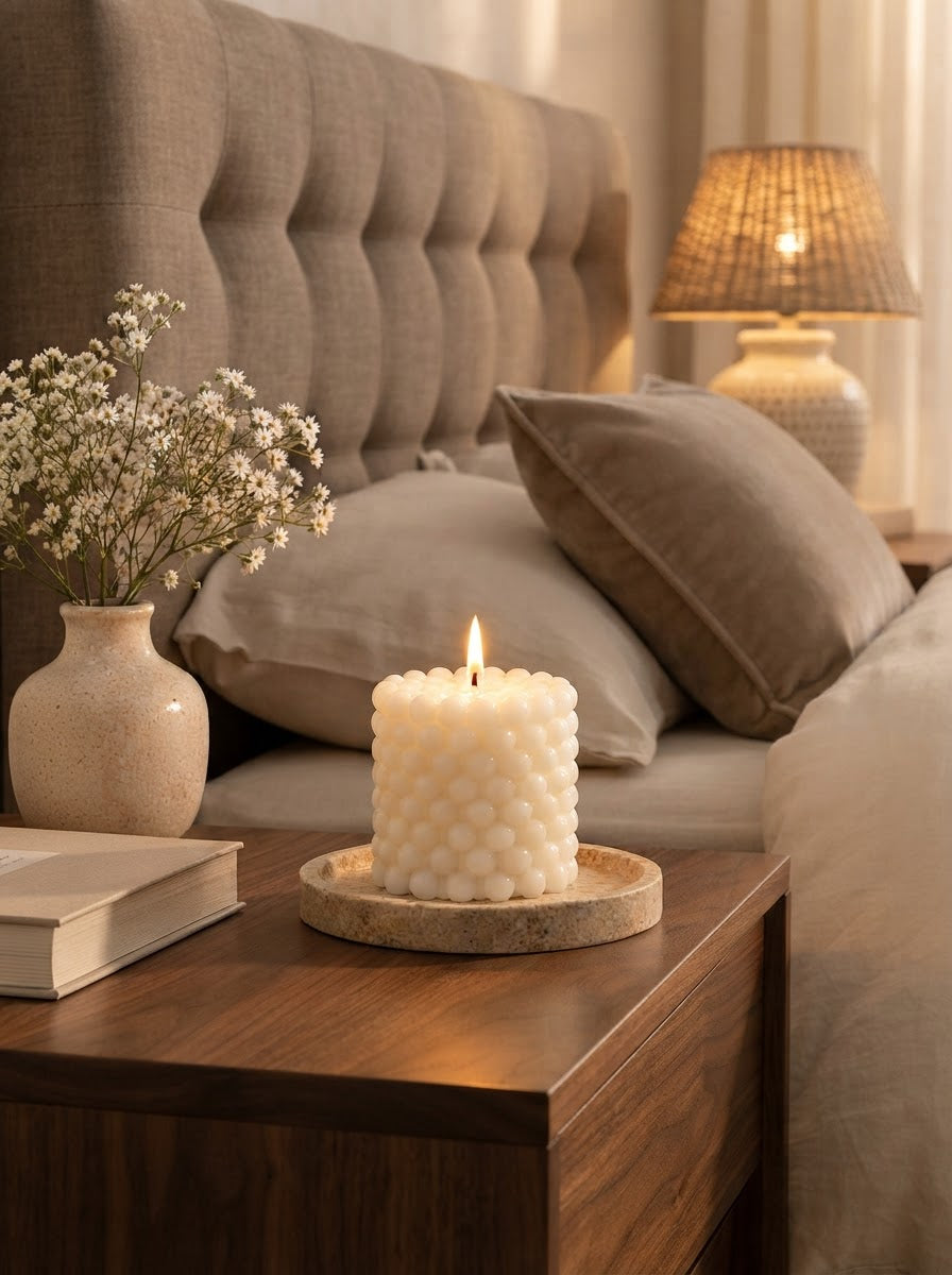 Pearl Bloom Scented Wax Candle
