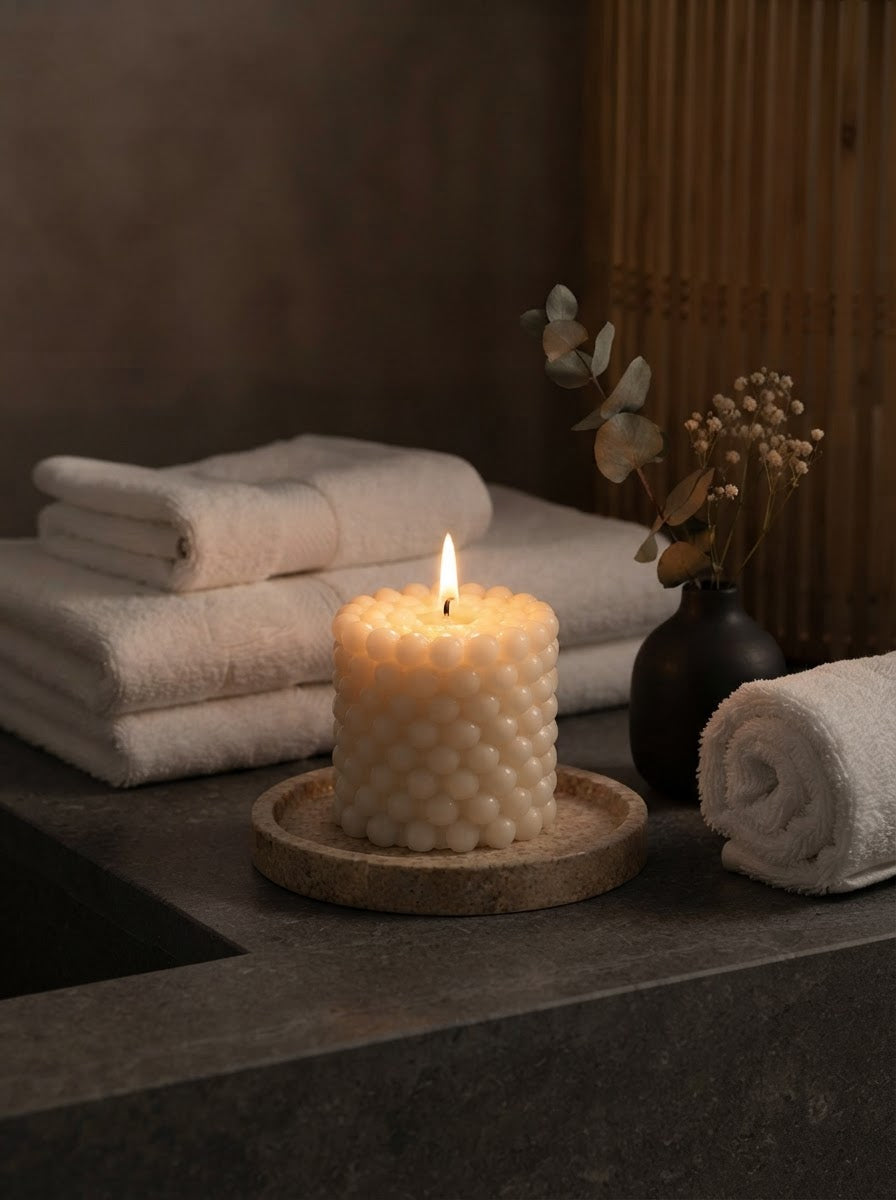 Pearl Bloom Scented Wax Candle